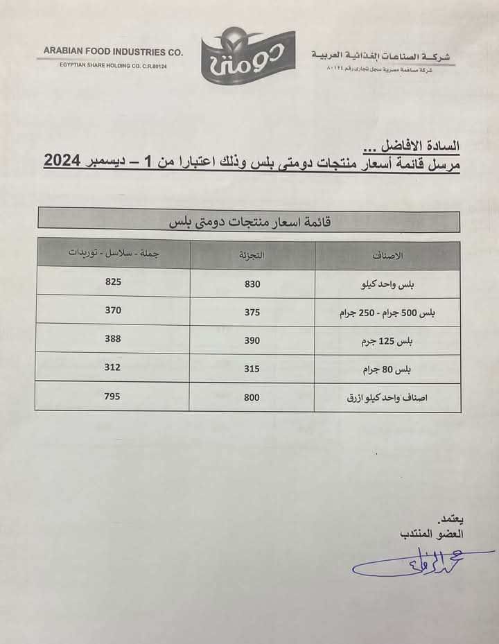 ارتفاع أسعار الجبن والزبادي والقهوة