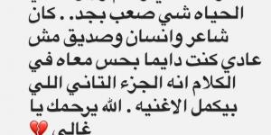 رامي صبري عن أحمد علي موسى: كنت بحس أنه جزئي التاني وعدم وجوده شيء صعب