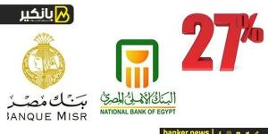 مع اقتراب موعد استحقاقها.. مصير شهادات 27% بالبنوك