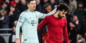 محمد صلاح ينافس ليفاندوفسكى على جائزة الحذاء الذهبى الأوروبى