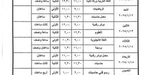 جداول امتحانات الفصل الدراسى الأول في "جنوب سيناء".. بالصور