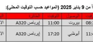 "العربية أبوظبي" تستأنف رحلاتها إلى بيروت ابتداءً من 9 يناير - في المدرج