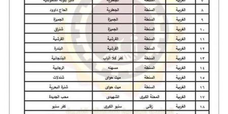 اعتماد الأحوزة العمرانية لـ43 قرية و278 عزبة بالغربية.. اعرف الخريطة