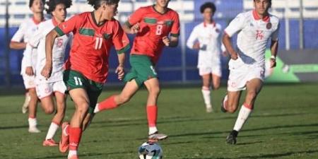 بطولة شمال إفريقيا.. التعادل يحسم مباراة الفتيان ضد المنتخب التونسي