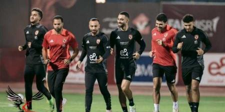 مران استشفائي للاعبي الأهلي بالتتش بعد التعادل أمام الاتحاد السكندري