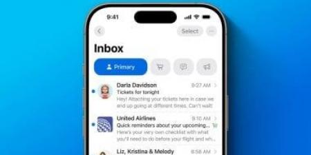 تصميم Apple Mail الجديد لنظام iOS 18.2 لم يصل إلى iPad أو Mac حتى الآن - في المدرج