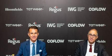 تطوير مصر تتعاون مع IWG لإدارة وتشغيل أول مكاتب مجهزة بخدمات متكاملة في مصر تحت علامة Regus