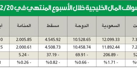 تراجع معظم المؤشرات ومكاسب كبيرة في الإمارات وقياسية لـ «دبي» - في المدرج