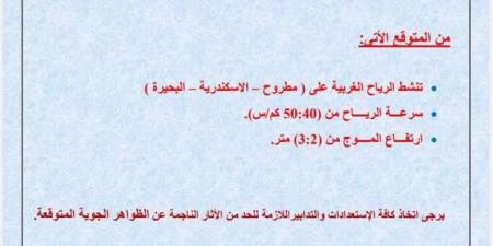 ظواهر جوية وتحذيرات.. «الأرصاد» تكشف حالة الطقس غدا الاثنين