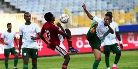 انطلاق مباراة الأهلي والمصري ببرج العرب في الدوري الممتاز - في المدرج