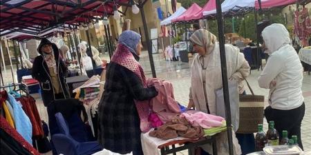 التضامن تنظم معرض ديارنا للحرف اليدوية والتراثية بنادى الزهور