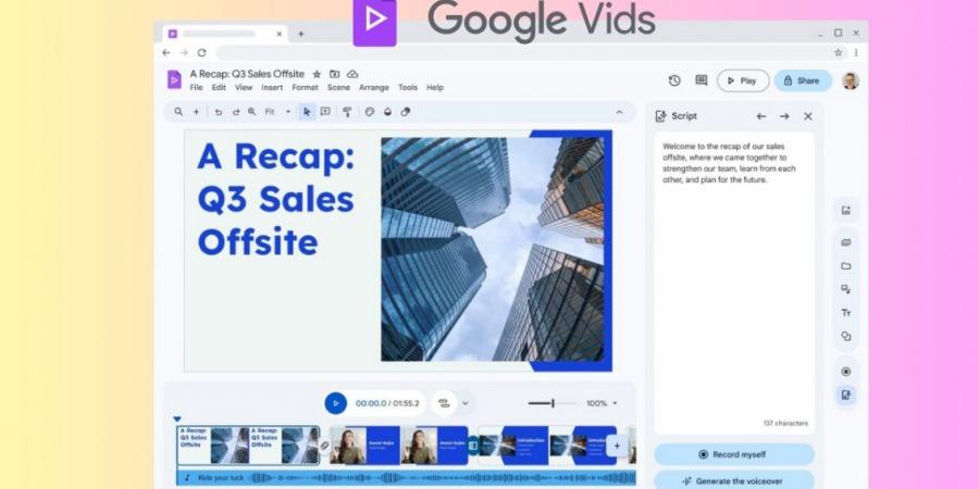 كل ما تحتاج إلى معرفته عن Google Vids.. أداة إنشاء مقاطع الفيديو بالذكاء الاصطناعي 