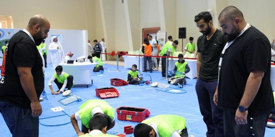 ‏انطلاق مسابقة الكويت المدرسية السنوية في التطبيقات الصناعية الـ18‬ - في المدرج