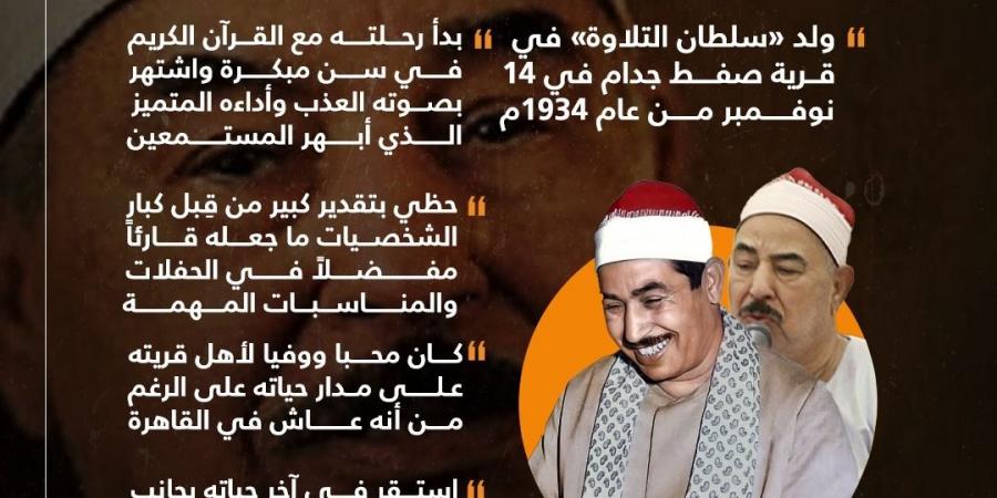 ذكرى مولد الشيخ الطبلاوي.. 5 محطات لا تعرفها عن صاحب الحنجرة الذهبية