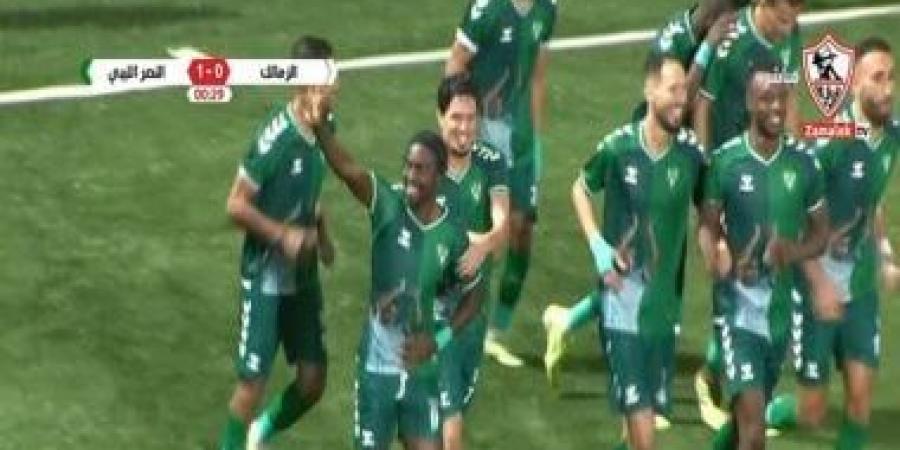 الزمالك يتعادل 1-1 مع النصر الليبي بالشوط الأول في مهرجان اعتزال خالد حسين - في المدرج