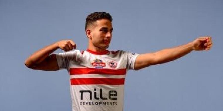 محمد حمدى يبدأ التأهيل بالكرة فى الزمالك - في المدرج