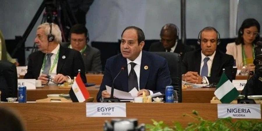 الرئيس السيسى يعلن من البرازيل انضمام مصر للتحالف العالمى لمكافحة الفقر والجوع