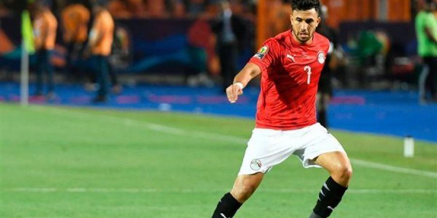 محمود تريزيجيه يسجل هدف التعادل لمنتخب مصر أمام بوتسوانا