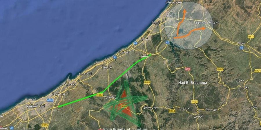 مستجدات مشروع الطريق السيار القاري الرباط الدار البيضاء