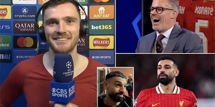 روبرتسون يحرج كاراجر بعد انتقاده تصريحات محمد صلاح