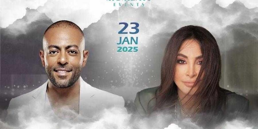 إليسا وتامر عاشور يحيان حفلا غنائيا