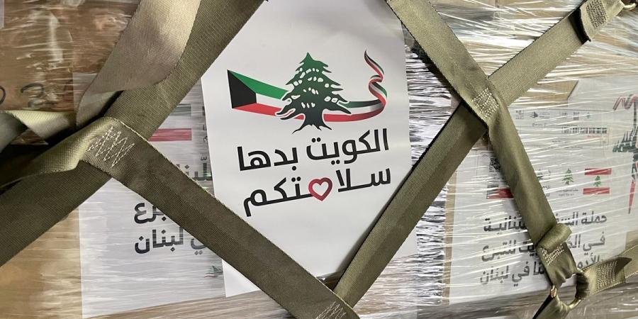 طائرة مساعدات سابعة لإغاثة لبنان - في المدرج