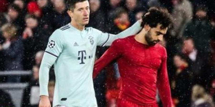 محمد صلاح ينافس ليفاندوفسكى على جائزة الحذاء الذهبى الأوروبى