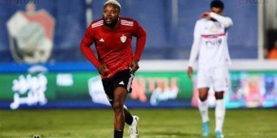 جودوين شيكا أفضل لاعب فى مباراة الزمالك وطلائع الجيش - في المدرج