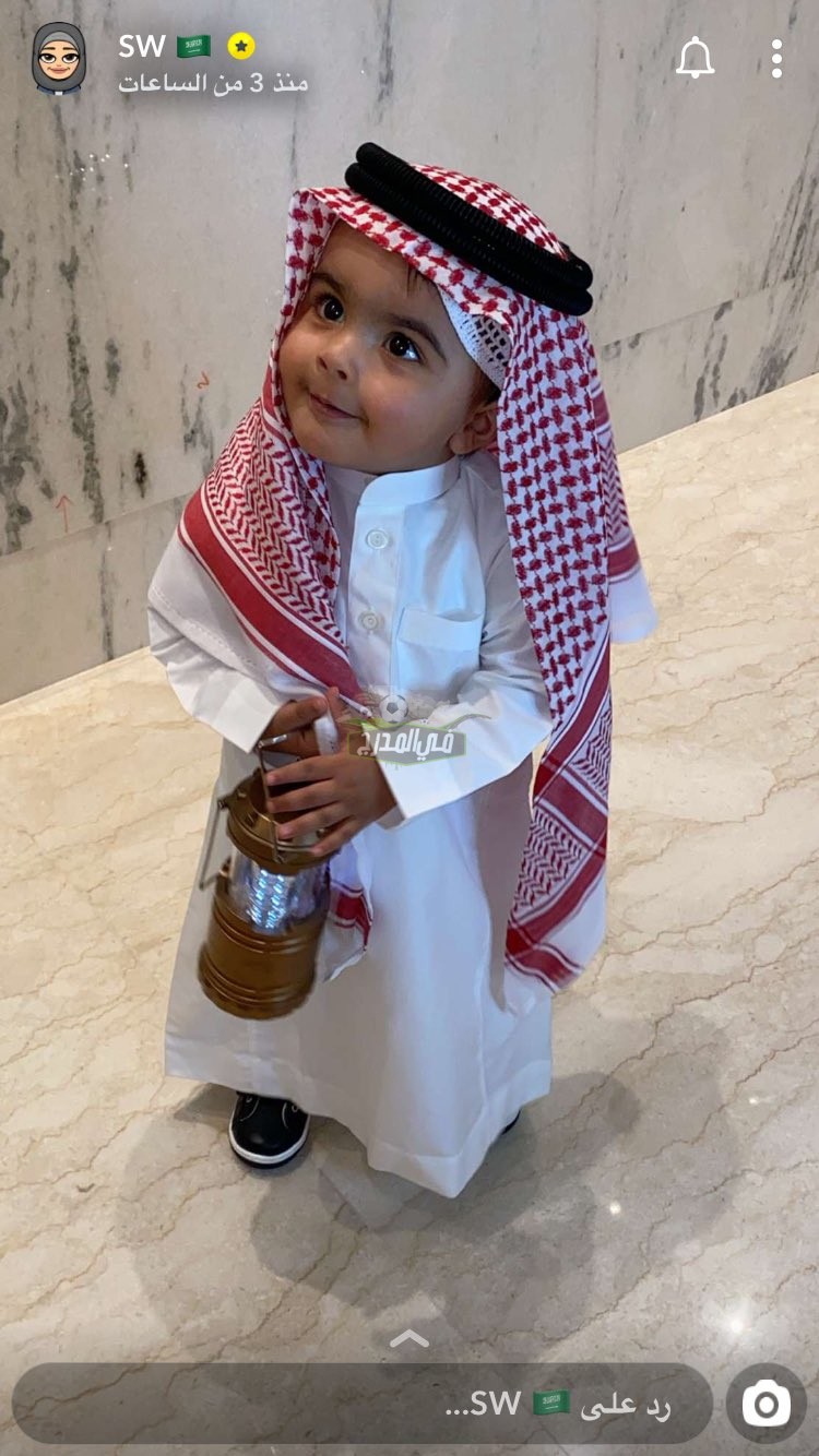 ابن سارة الودعاني يخطف الأنظار في العيد.. صور ابن سارة الودعاني