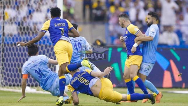 التشكيلة الرسمية لمباراة النصر ضد الباطن في الدوري السعودي