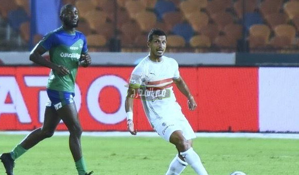 مباراة الزمالك والمقاصة في الدوري المصري الممتاز 2021