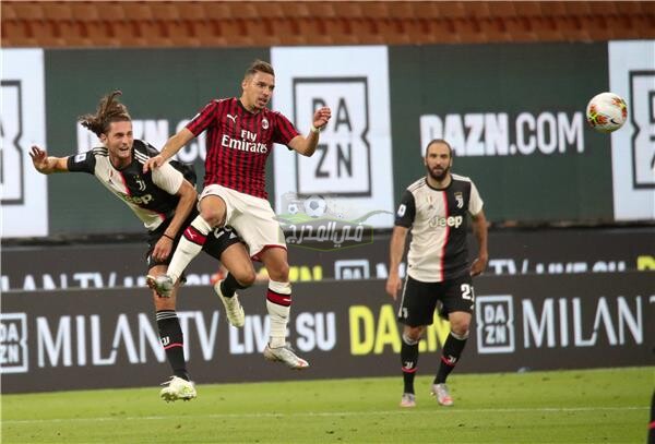 موعد مباراة ميلان ضد يوفنتوس milan vs juventus في الدوري الايطالي والقنوات الناقلة