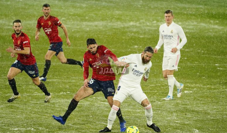 نتيجة مباراة ريال مدريد ضد اوساسونا real madrid vs osasuna في الدوري الاسباني