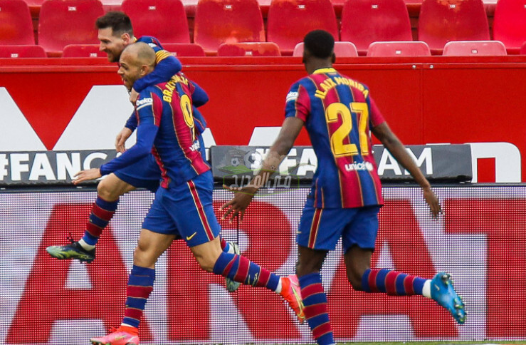 نتيجة مباراة برشلونة ضد إشبيلية barcelona vs sevilla في الدوري الاسباني