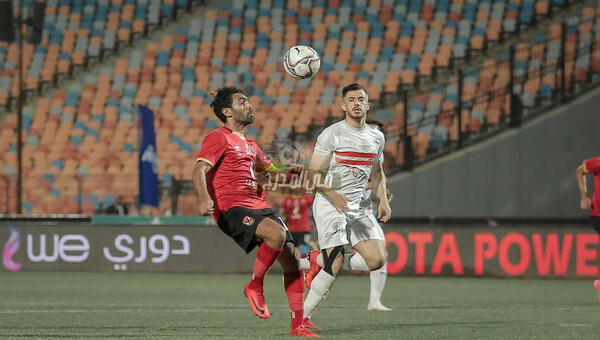 نتيجة الشوط الأول من مباراة الأهلي ضد الزمالك في الدوري المصري