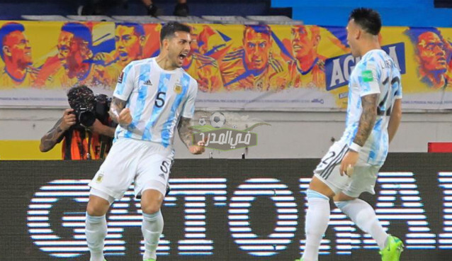 نتيجة الشوط الأول من مباراة الأرجنتين ضد كولومبيا Argentina Vs Colombia في تصفيات كأس العالم