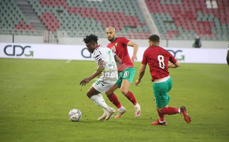 نتيجة مباراة المغرب ضد غانا Morocco vs Ghana الودية