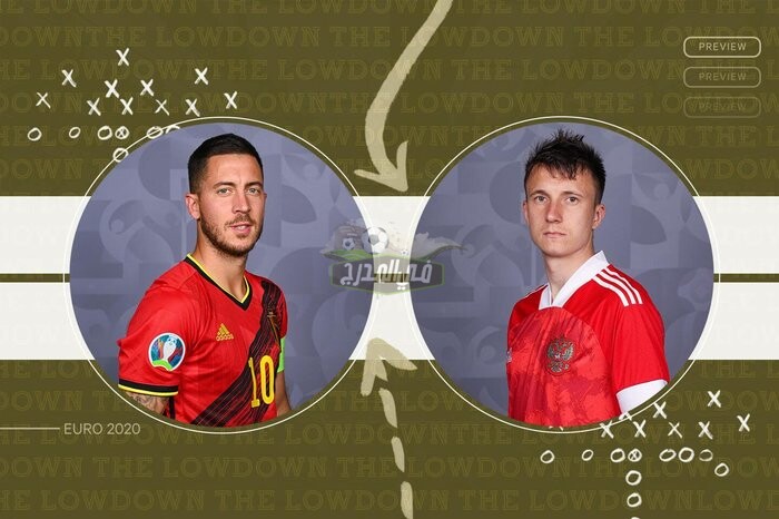 التشكيل الرسمي لمباراة بلجيكا ضد روسيا Belgium Vs Russia في يورو 2020