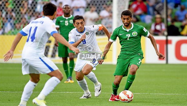 موعد مباراة السعودية ضد أوزبكستان في تصفيات كأس العالم والقنوات الناقلة