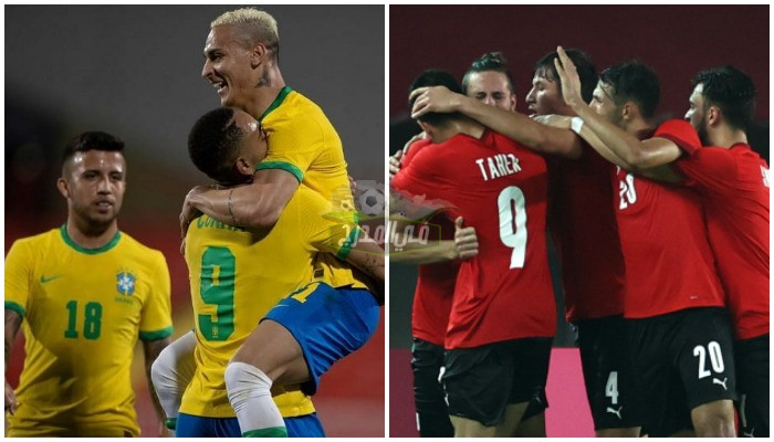 القنوات المفتوحة الناقلة لمباراة مصر ضد البرازيل Egypt vs Brazil في أولمبياد طوكيو 2020