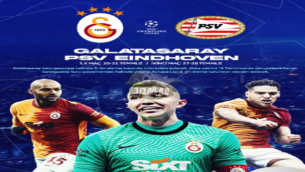 موعد مباراة غلطة سراي ضد بي إس في آيندهوفن Galatasaray vs PSV Eindhoven في تصفيات دوري أبطال أوروبا والقنوات الناقلة
