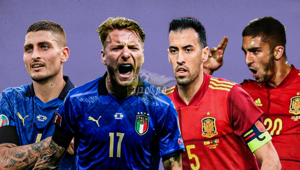 موعد مباراة إيطاليا ضد إسبانيا Italy vs Spain في يورو 2020 والقنوات الناقلة