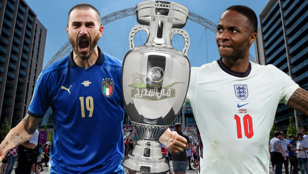 5 قنوات مفتوحة تنقل مباراة إيطاليا ضد إنجلترا Italy vs England في يورو 2020