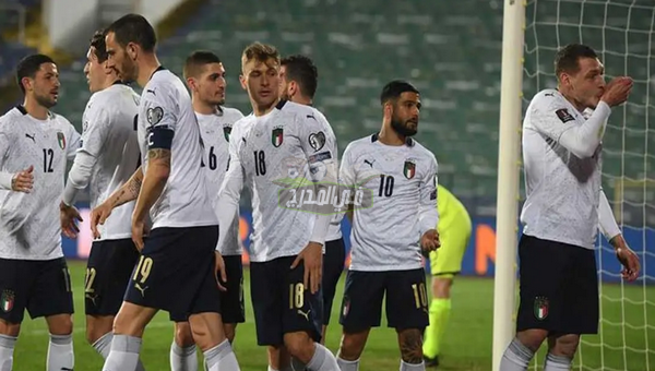 القنوات الناقلة لمباراة إيطاليا ضد بلغاريا اليوم في تصفيات كأس العالم