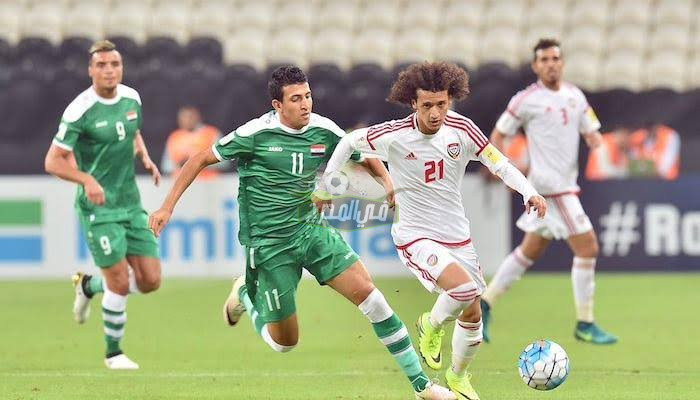 موعد مباراة الإمارات ضد العراق Alemarat vs Iraq في تصفيات كأس العالم والقنوات الناقلة لها