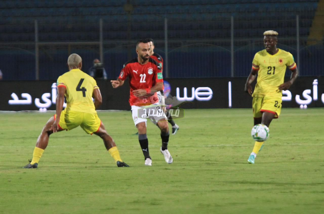 موعد مباراة مصر ضد أنجولا Egypt vs Angola في تصفيات كأس العالم والقنوات الناقلة لها