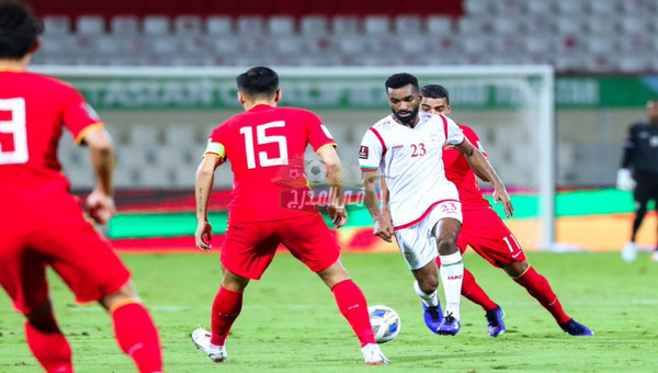 ملخص ونتيجة مباراة عمان ضد الصين في تصفيات كأس العالم 2022