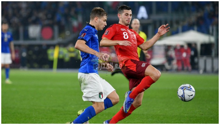 نتيجة مباراة إيطاليا ضد سويسرا Italy vs Switzerland في تصفيات كأس العالم 2022
