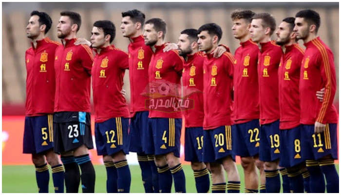 تشكيلة إسبانيا الرسمية لمباراة السويد اليوم في تصفيات كأس العالم 2022