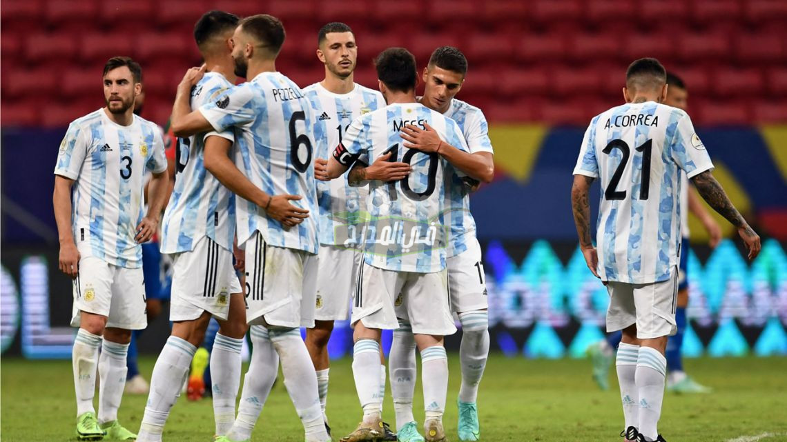 تشكيل منتخب الأرجنتين لمباراة البرازيل اليوم في تصفيات كأس العالم 2022